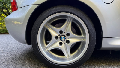 2000 BMW M Coupe in Titanium Silver Metallic over Black Nappa