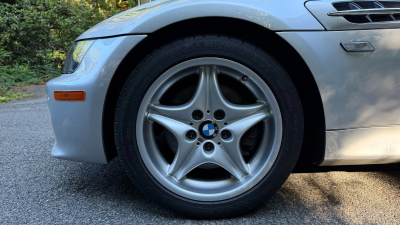 2000 BMW M Coupe in Titanium Silver Metallic over Black Nappa