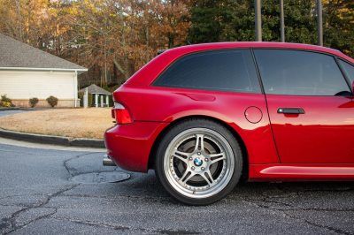 2000 BMW M Coupe in Imola Red 2 over Imola Red & Black Nappa