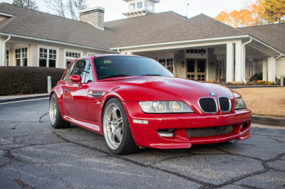 2000 BMW M Coupe in Imola Red 2 over Imola Red & Black Nappa