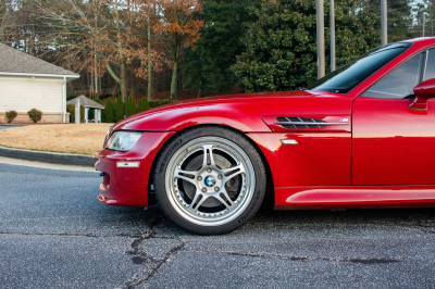 2000 BMW M Coupe in Imola Red 2 over Imola Red & Black Nappa