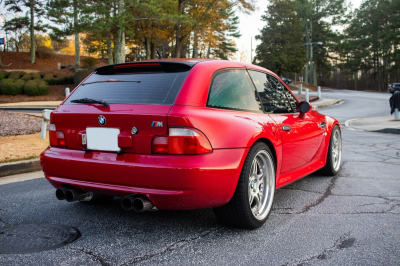 2000 BMW M Coupe in Imola Red 2 over Imola Red & Black Nappa