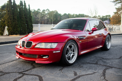 2000 BMW M Coupe in Imola Red 2 over Imola Red & Black Nappa