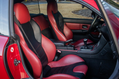 2000 BMW M Coupe in Imola Red 2 over Imola Red & Black Nappa