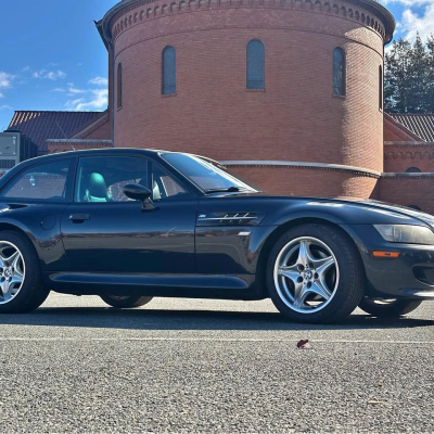 2000 BMW M Coupe in Cosmos Black Metallic over Black Nappa