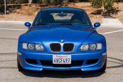 2000 BMW M Coupe in Estoril Blue Metallic over Estoril Blue & Black Nappa