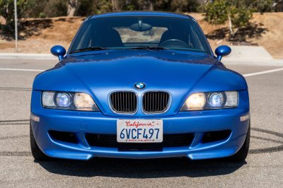 2000 BMW M Coupe in Estoril Blue Metallic over Estoril Blue & Black Nappa