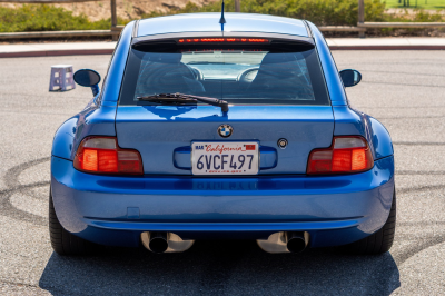 2000 BMW M Coupe in Estoril Blue Metallic over Estoril Blue & Black Nappa