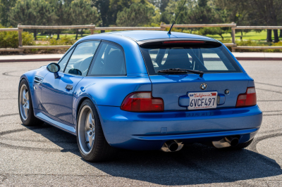 2000 BMW M Coupe in Estoril Blue Metallic over Estoril Blue & Black Nappa