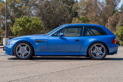 2000 BMW M Coupe in Estoril Blue Metallic over Estoril Blue & Black Nappa