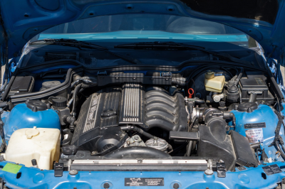 2000 BMW M Coupe in Estoril Blue Metallic over Estoril Blue & Black Nappa