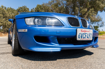 2000 BMW M Coupe in Estoril Blue Metallic over Estoril Blue & Black Nappa