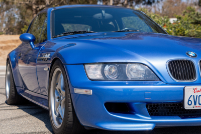 2000 BMW M Coupe in Estoril Blue Metallic over Estoril Blue & Black Nappa