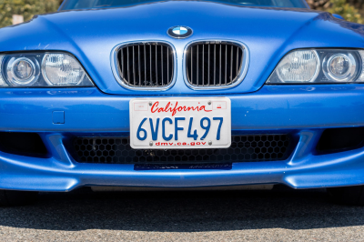 2000 BMW M Coupe in Estoril Blue Metallic over Estoril Blue & Black Nappa