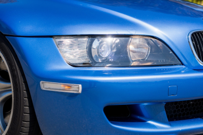 2000 BMW M Coupe in Estoril Blue Metallic over Estoril Blue & Black Nappa