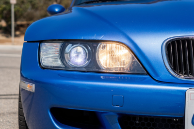 2000 BMW M Coupe in Estoril Blue Metallic over Estoril Blue & Black Nappa