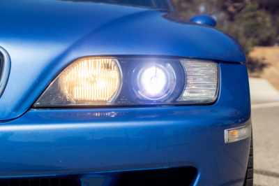 2000 BMW M Coupe in Estoril Blue Metallic over Estoril Blue & Black Nappa