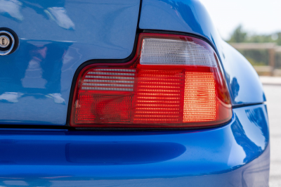 2000 BMW M Coupe in Estoril Blue Metallic over Estoril Blue & Black Nappa