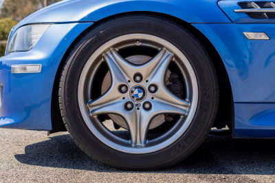 2000 BMW M Coupe in Estoril Blue Metallic over Estoril Blue & Black Nappa