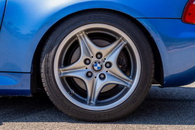2000 BMW M Coupe in Estoril Blue Metallic over Estoril Blue & Black Nappa