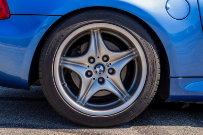 2000 BMW M Coupe in Estoril Blue Metallic over Estoril Blue & Black Nappa