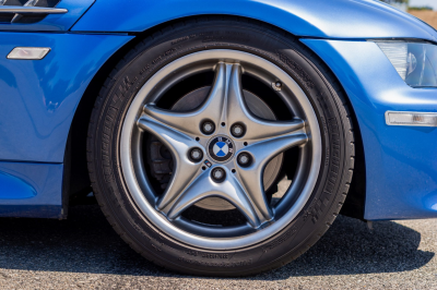 2000 BMW M Coupe in Estoril Blue Metallic over Estoril Blue & Black Nappa