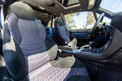 2000 BMW M Coupe in Estoril Blue Metallic over Estoril Blue & Black Nappa