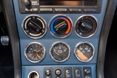 2000 BMW M Coupe in Estoril Blue Metallic over Estoril Blue & Black Nappa
