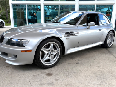 2000 BMW M Coupe in Titanium Silver Metallic over Black Nappa