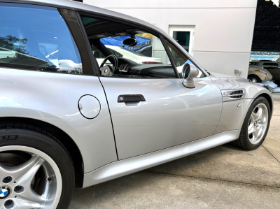 2000 BMW M Coupe in Titanium Silver Metallic over Black Nappa