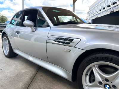 2000 BMW M Coupe in Titanium Silver Metallic over Black Nappa