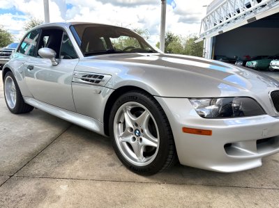 2000 BMW M Coupe in Titanium Silver Metallic over Black Nappa