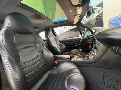 2000 BMW M Coupe in Titanium Silver Metallic over Black Nappa