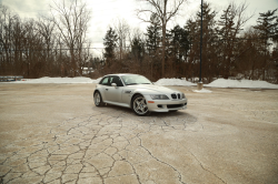 2000 BMW M Coupe in Titanium Silver Metallic over Black Nappa