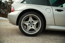 2000 BMW M Coupe in Titanium Silver Metallic over Black Nappa