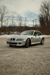 2000 BMW M Coupe in Titanium Silver Metallic over Black Nappa