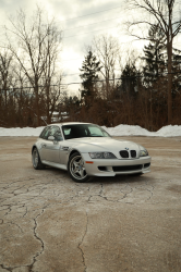 2000 BMW M Coupe in Titanium Silver Metallic over Black Nappa