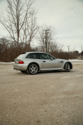 2000 BMW M Coupe in Titanium Silver Metallic over Black Nappa