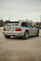 2000 BMW M Coupe in Titanium Silver Metallic over Black Nappa