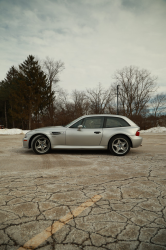 2000 BMW M Coupe in Titanium Silver Metallic over Black Nappa