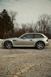 2000 BMW M Coupe in Titanium Silver Metallic over Black Nappa