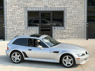 2000 BMW M Coupe in Titanium Silver Metallic over Black Nappa