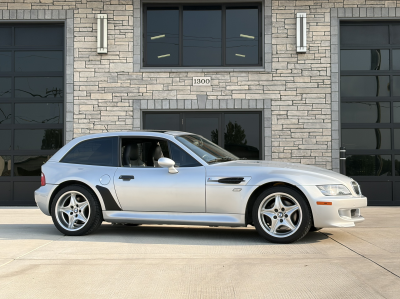 2000 BMW M Coupe in Titanium Silver Metallic over Black Nappa