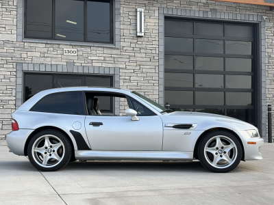 2000 BMW M Coupe in Titanium Silver Metallic over Black Nappa