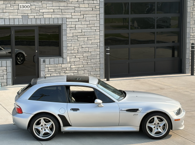 2000 BMW M Coupe in Titanium Silver Metallic over Black Nappa