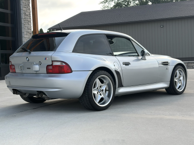 2000 BMW M Coupe in Titanium Silver Metallic over Black Nappa