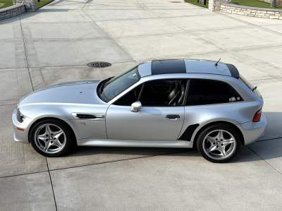 2000 BMW M Coupe in Titanium Silver Metallic over Black Nappa
