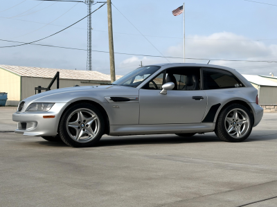 2000 BMW M Coupe in Titanium Silver Metallic over Black Nappa