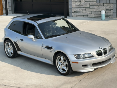 2000 BMW M Coupe in Titanium Silver Metallic over Black Nappa
