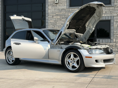 2000 BMW M Coupe in Titanium Silver Metallic over Black Nappa